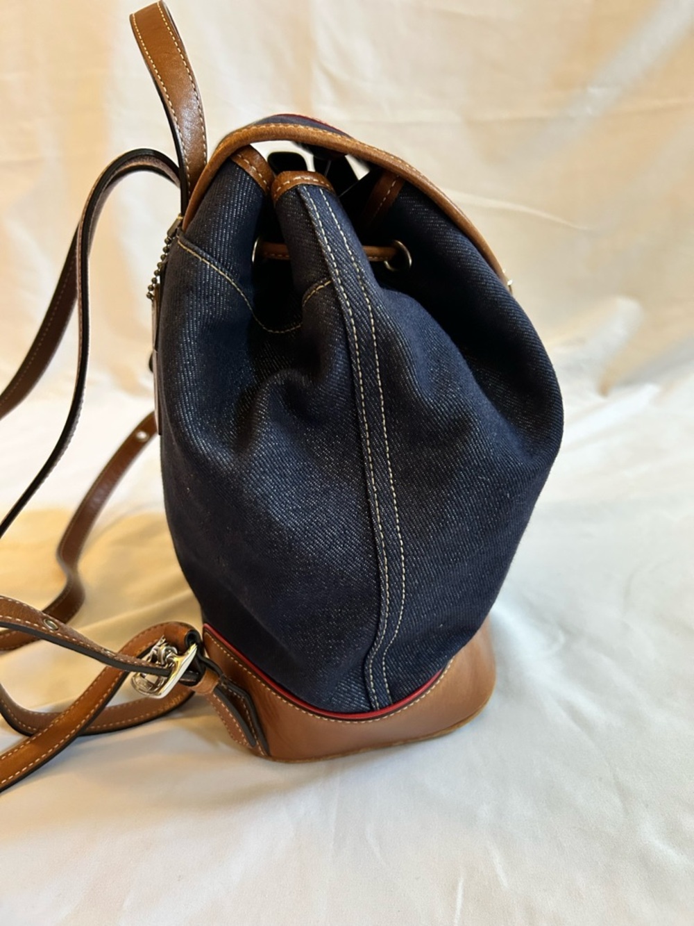 Coach Denim Backpack - Picture 6 of 12